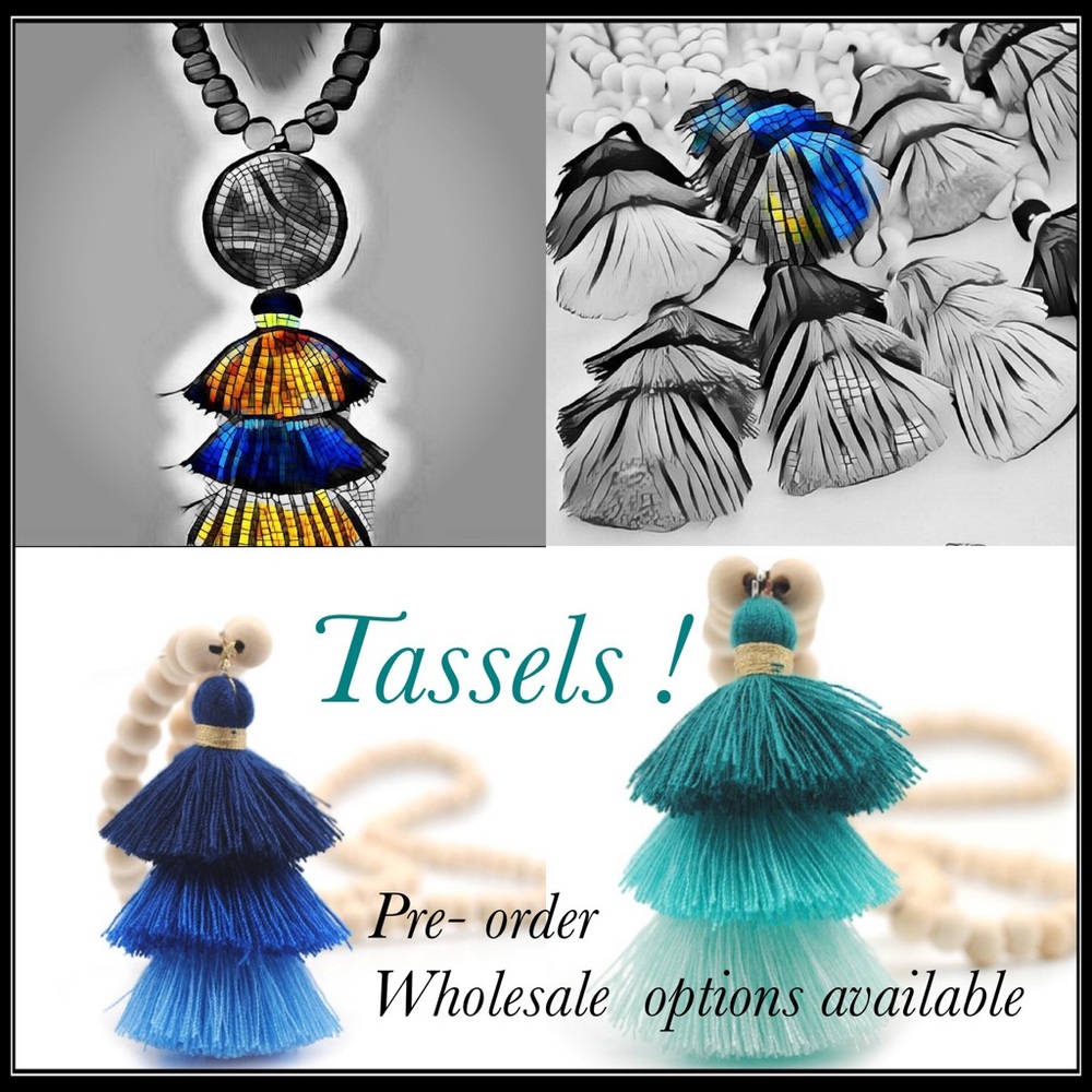 Tassel necklaces ,, wholesale available